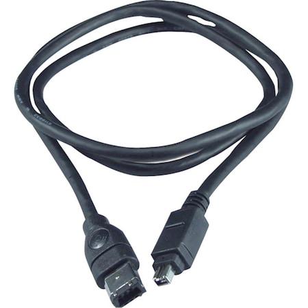 QVS QVS CC1394B-06 6 ft. 6-Pin to 4-Pin Firewire Cable CC1394B-06